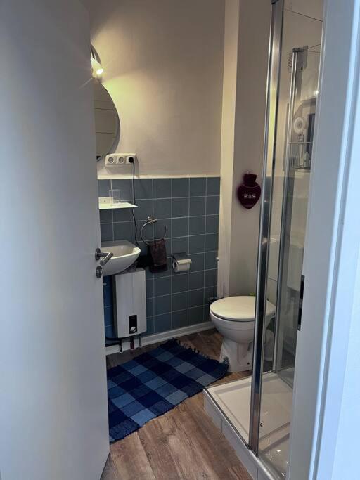 Ferienwohnung Am Meetingpoint Weilmunster Esterno foto